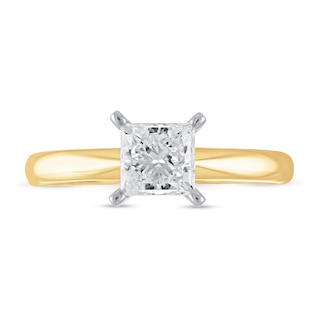 Royal Diamonds 1.00 CT. TW. Princess Cut 14K Gold Engagement Band - NG  Jewelry