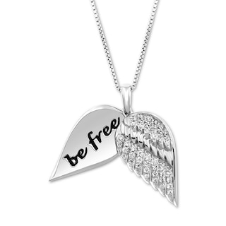 Forever in My Heart Locket Necklace Sterling Silver 18