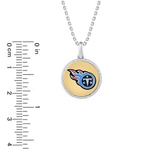 Stainless Steel Tennessee Titans Disc 27in Necklace JJ24549