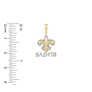 New Orleans Saints Key Chain - Heavyweight - BLACK & GOLD SPORTS