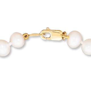 Children's Butterfly Bracelet Cultured Pearls 14K Yellow Gold