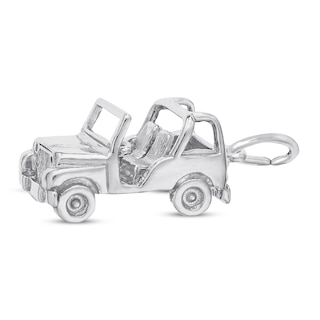 Off-road Vehicle Charm Sterling Silver 