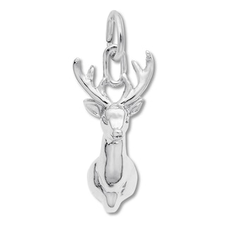 Mardi Gras Mask Charm Sterling Silver