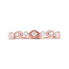 Thumbnail Image 2 of Adrianna Papell Diamond Anniversary Band 1/3 ct tw Round-cut 14K Rose Gold