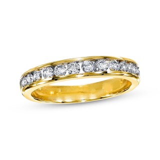 Previously Owned Diamond Anniversary Band 1 2 Ct Tw Round-cut 14k 