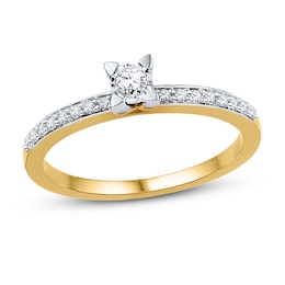 Diamond Promise Ring 1/6 ct tw 10K Yellow Gold