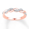 Thumbnail Image 1 of Diamond Ring 1/10 ct tw Round-cut 10K Rose Gold