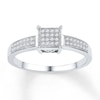 Thumbnail Image 1 of Diamond Promise Ring 1/6 ct tw Round-cut Sterling Silver