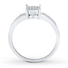 Thumbnail Image 2 of Diamond Promise Ring 1/6 ct tw Round-cut Sterling Silver