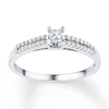 Thumbnail Image 1 of Diamond Promise Ring 1/5 Carat tw 10K White Gold