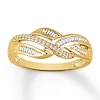 Thumbnail Image 1 of Diamond Ring 1/4 ct tw Baguette-cut 10K Yellow Gold