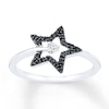 Thumbnail Image 1 of Star Ring 1/10 ct tw Diamonds Sterling Silver