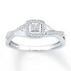 Thumbnail Image 1 of Diamond Promise Ring 1/10 ct tw Round-cut 10K White Gold