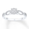 Thumbnail Image 1 of Diamond Promise Ring 1/5 carat tw 10K White Gold