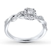 Thumbnail Image 1 of Diamond Ring 1/6 ct tw Round-cut Sterling Silver