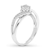 Thumbnail Image 2 of Diamond Promise Ring 1/10 ct tw Round-cut Sterling Silver