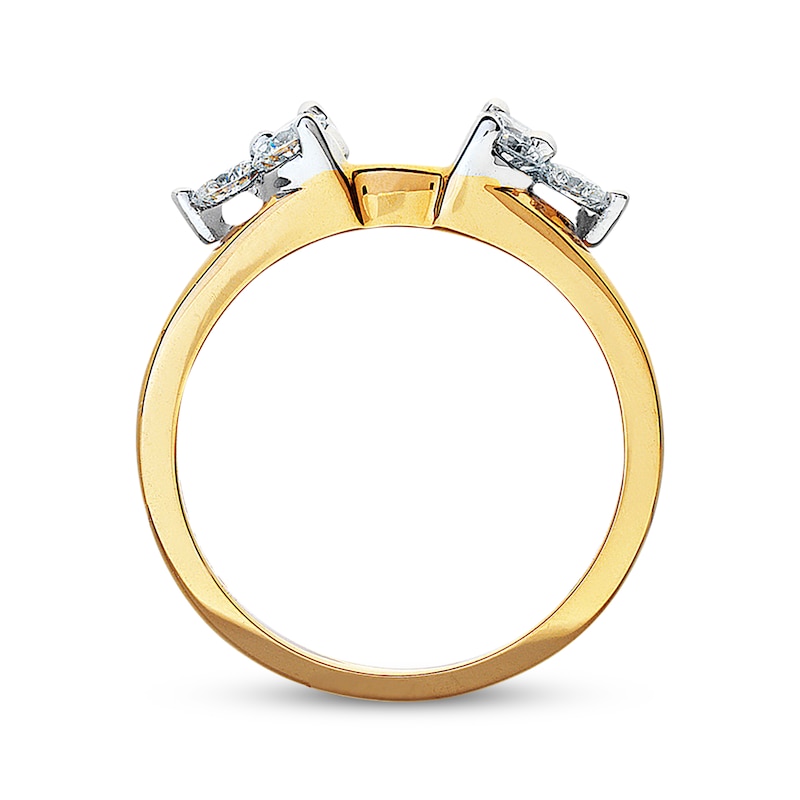 Main Image 2 of Diamond Enhancer Ring 3/4 ct tw Round-Cut 14K Yellow Gold