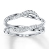 Thumbnail Image 0 of Diamond Enhancer Ring 1/5 ct tw Round-cut  14K White Gold