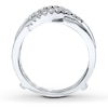 Thumbnail Image 1 of Diamond Enhancer Ring 1/5 ct tw Round-cut  14K White Gold