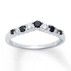 Thumbnail Image 1 of Diamond Enhancer Ring 3/8 ct tw Black/White 14K White Gold