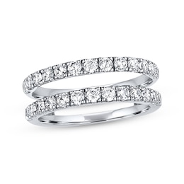 Diamond Enhancer Band 1 ct tw Round-cut 14K White Gold