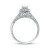 Thumbnail Image 3 of Diamond Engagement Ring 1/2 ct tw Princess-Cut 14K White Gold