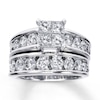 Thumbnail Image 1 of Diamond Bridal Set 3 ct tw 14K White Gold