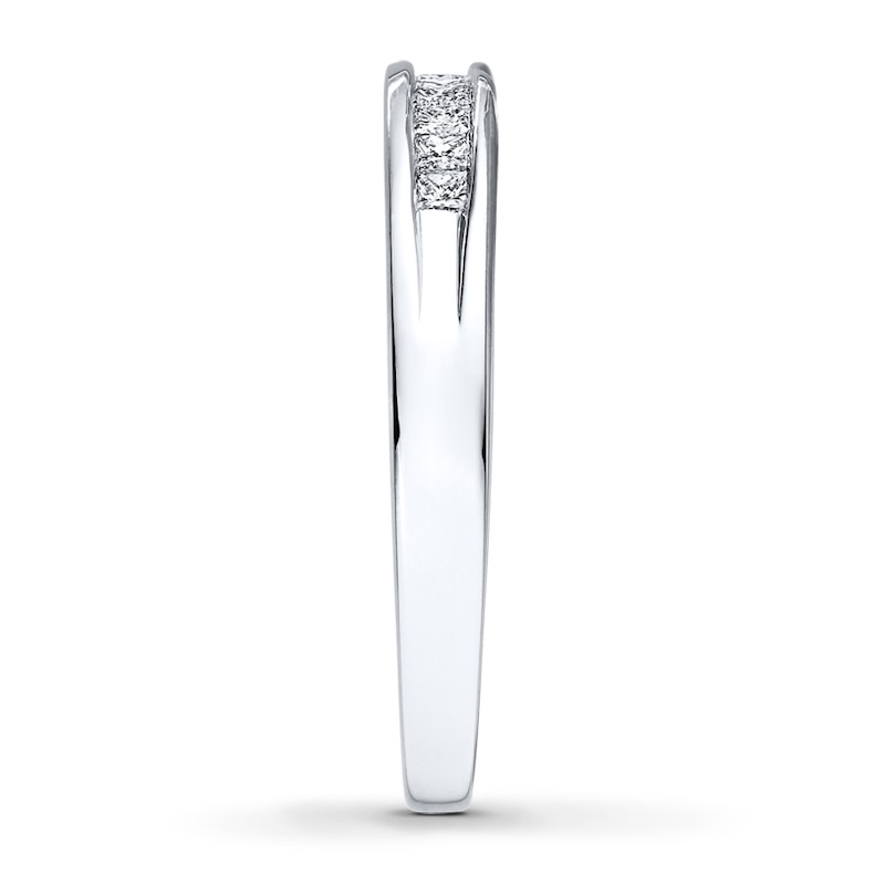 Princess Cut Diamond Chopsticks in 18K White Gold - Weldorf