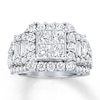 Thumbnail Image 1 of Engagement Ring 3-1/2 ct tw Diamonds 14K White Gold