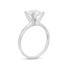 Thumbnail Image 3 of Certified Diamond Solitaire Engagement Ring 1-1/2 ct Princess 14K White Gold (I/I2)