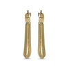 Thumbnail Image 2 of Hollow Squared Hoop Earrings 14K Yellow Gold