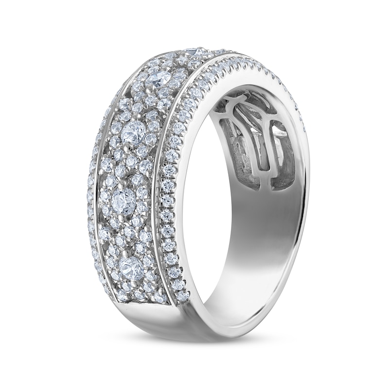 Diamond Anniversary Ring 7/8 ct tw 14K White Gold