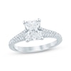 Thumbnail Image 1 of Lab-Grown Diamonds by KAY Radiant-Cut Engagement Ring 1-3/4 ct tw 14K White Gold