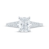 Thumbnail Image 3 of Lab-Grown Diamonds by KAY Radiant-Cut Engagement Ring 1-3/4 ct tw 14K White Gold