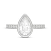 Thumbnail Image 3 of Neil Lane Artistry Pear-Shaped Lab-Grown Diamond Bezel-Set Engagement Ring 2 ct tw 14K White Gold