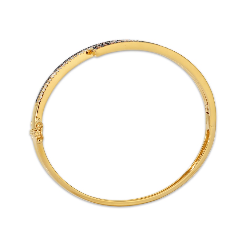 Main Image 3 of Le Vian Good Karma Diamond Bypass Bangle Bracelet 1-1/2 ct tw 14K Honey Gold