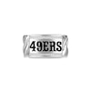 Thumbnail Image 1 of True Fans San Francisco 49ers 1/10ct tw Diamond &quot;49ERS&quot; Chain Ring Sterling Silver