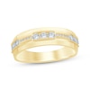 Thumbnail Image 1 of Men's Diamond Wedding Band 5/8 ct tw 10K Yellow Gold