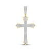 Thumbnail Image 1 of Men's Diamond Cross Charm 1-1/2 ct tw 10K Yellow Gold