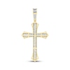 Thumbnail Image 3 of Men's Diamond Cross Charm 1-1/2 ct tw 10K Yellow Gold