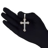 Thumbnail Image 4 of Men's Diamond Cross Charm 1-1/2 ct tw 10K Yellow Gold