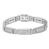 Thumbnail Image 1 of Men's Diamond Bracelet 2 ct tw Round-cut Sterling Silver