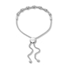 Thumbnail Image 3 of Diamond Bolo Bracelet 1/3 ct tw Round-cut 10K White Gold 9.5&quot;