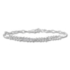 Thumbnail Image 1 of Diamond Bracelet 1/15 ct tw Round-cut Sterling Silver 7.5&quot;