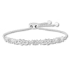 Thumbnail Image 1 of Mom Infinity Bolo Bracelet 1/10 ct tw Diamonds Sterling Silver