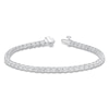 Thumbnail Image 1 of Diamond Fashion Bracelet 2 ct tw Round-cut 10K White Gold 7&quot;