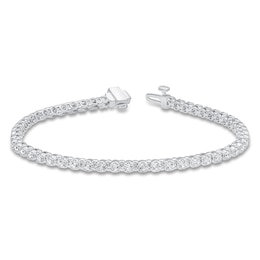 Diamond Fashion Bracelet 2 ct tw Round-cut 10K White Gold 7&quot;