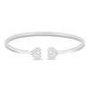 Thumbnail Image 0 of Diamond Heart Bangle Bracelet Sterling Silver