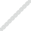 Thumbnail Image 2 of Diamond Cushion Line Bracelet 1 ct tw Round-cut 10K White Gold 7.25&quot;