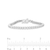 Thumbnail Image 5 of Diamond Line Bracelet 1/2 ct tw Round-cut Sterling Silver